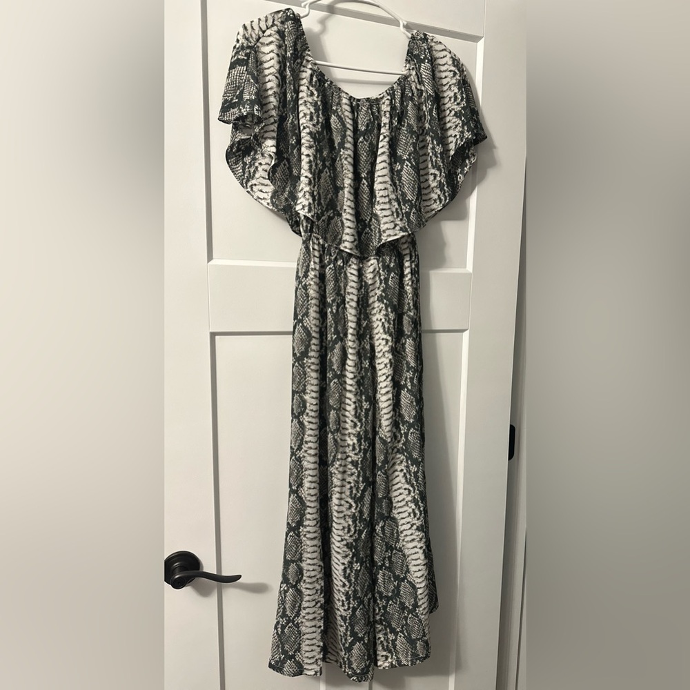 Buddy Love Josephine Serpent Off the shoulder Romper